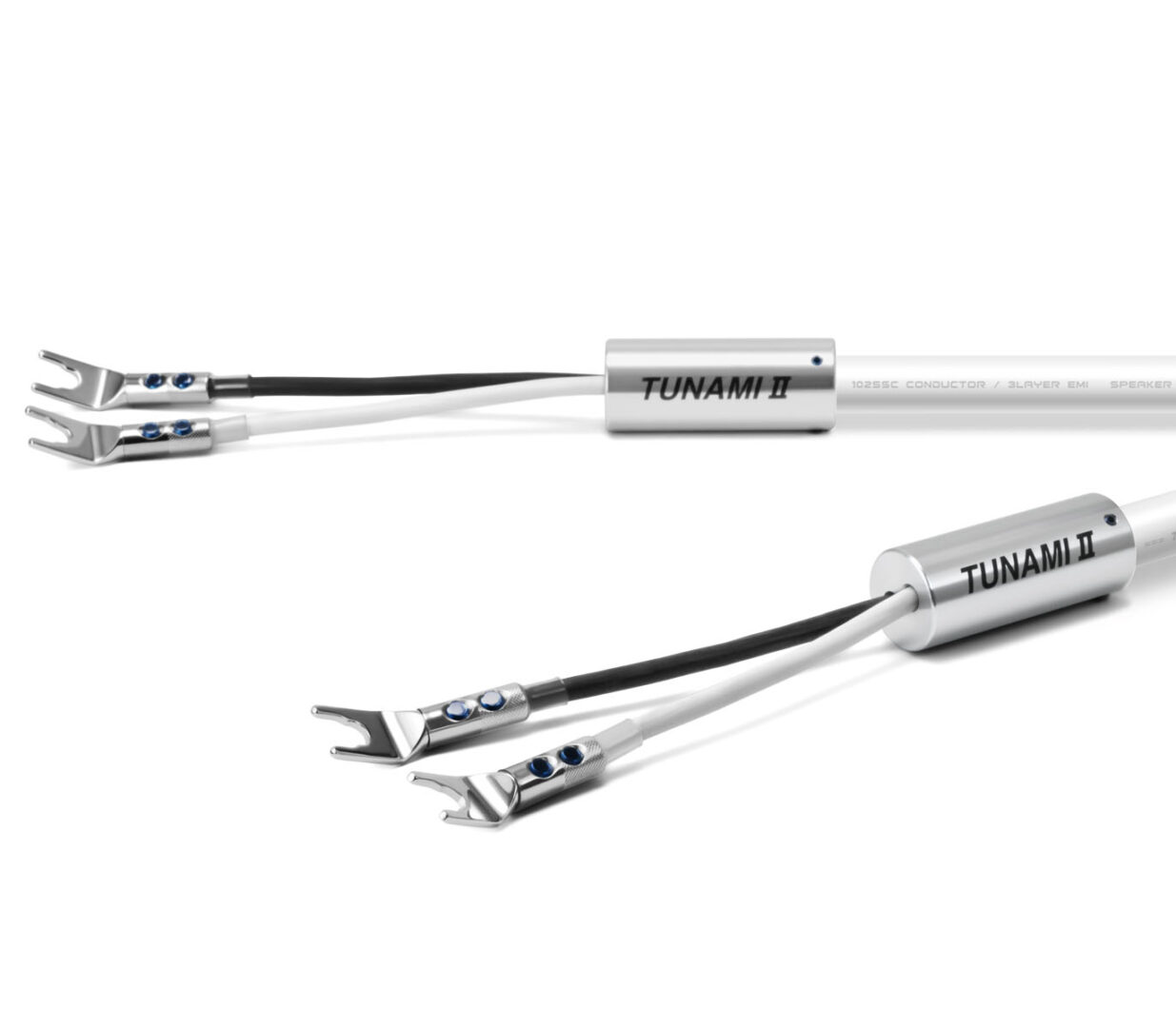 Oyaide  TUNAMI ⅡSP-Y V2  The premium speaker cable by TUNAMI NIGO V2+ SPSL spade plug