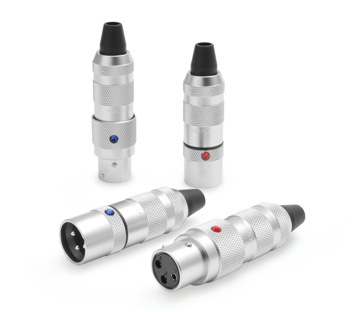 Oyaide FOCUS 1 The supreme XLR plug with new one-touch push-pull locking function.