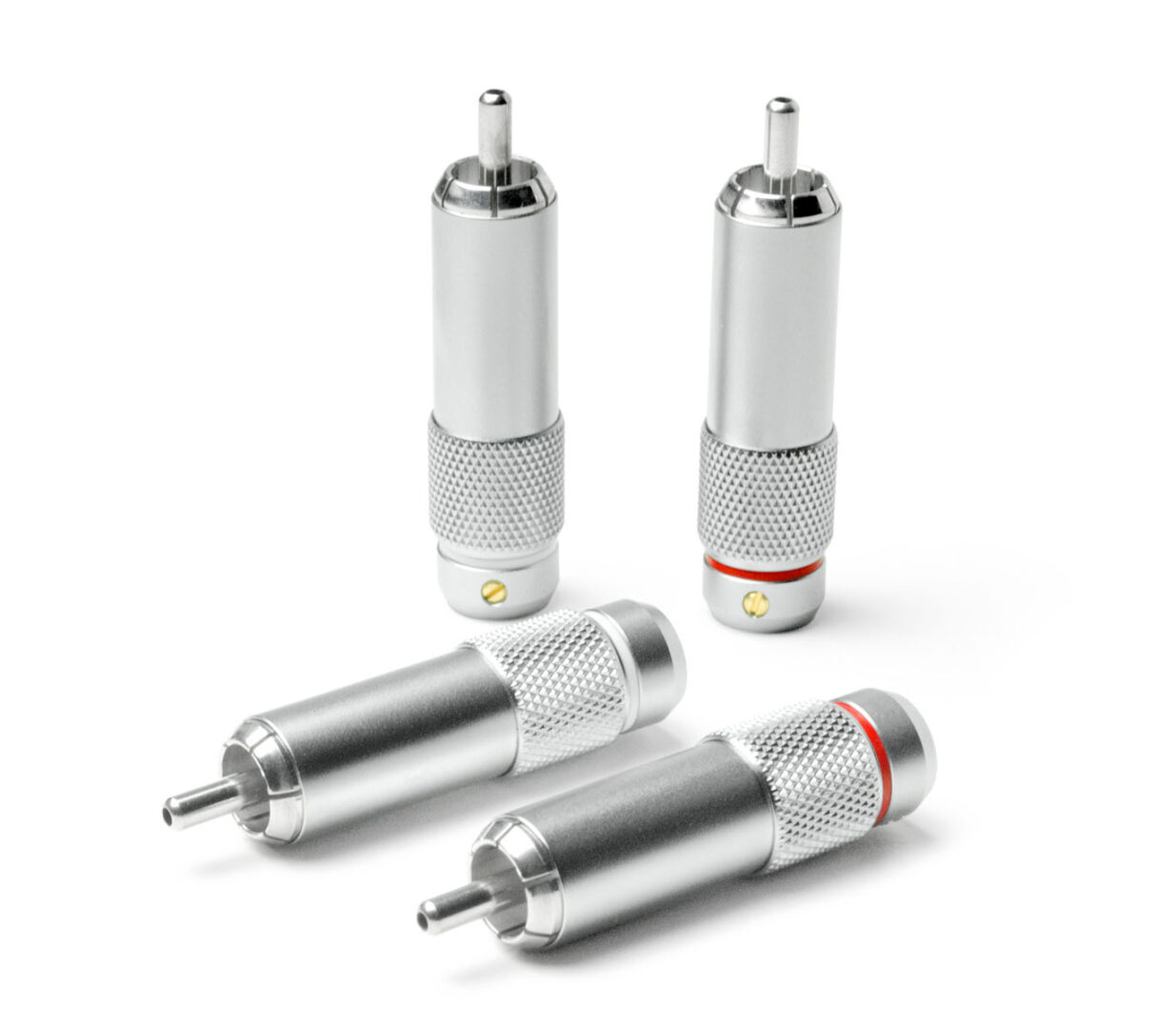Oyaide GENESIS The supreme RCA plug with the new collet-chuck locking function